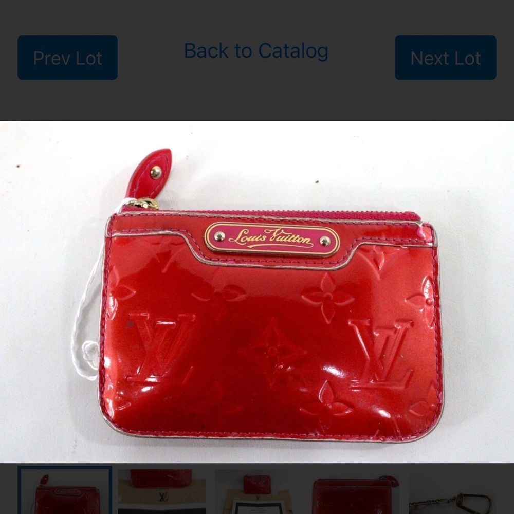 Louis Vuitton Cherry Red Patent Leather Wallet - Picture 1 of 8